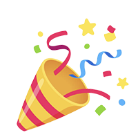 Horn with Confetti
